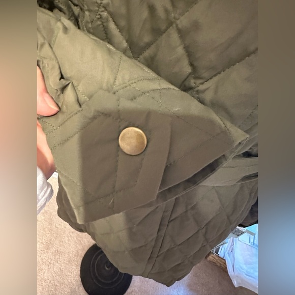 J.Crew Green Quilted Downtown Field Jacket/fisherman quilt Jacket - Picture 8 of 11